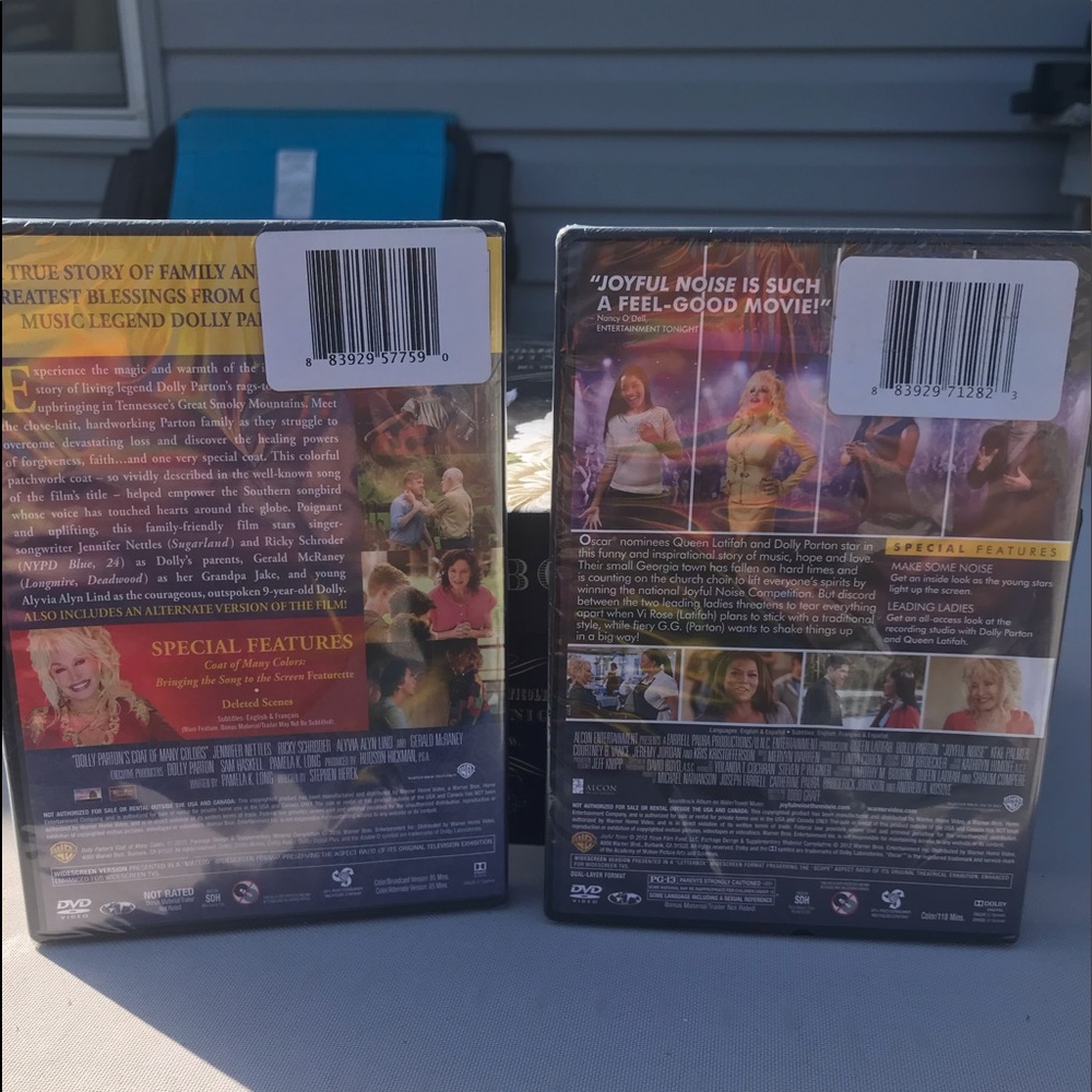 2 New DVD movies. Dolly Parton extravaganza Joyful Noise & Coat of Many Colors. - Picture 2 of 2